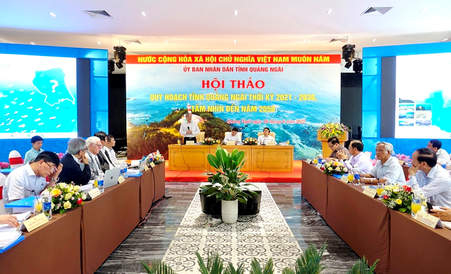 Bế mạc Hội thảo quy hoạch tỉnh Quảng Ngãi thời kỳ 2021-2030